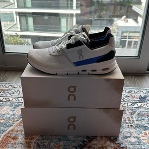 On Running Cloudrift Men’s Shoes Brand New Size 10.5 White and Blue